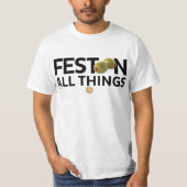 T-shirt Le kitsch Bitsch™ : Festonnez toutes les choses (Devant)