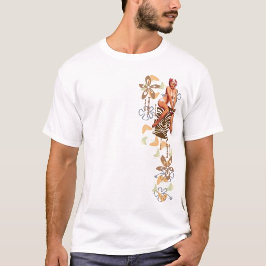 T-shirt Le kitsch Bitsch : La déesse de Tiki (Devant)