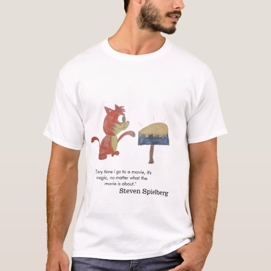 T-shirt Le Kitty & le Zoetrope (Devant)