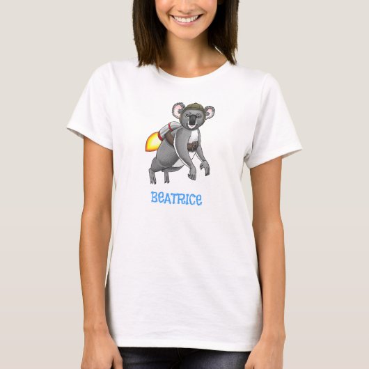 T-shirt Le Koala Fusée (Devant)