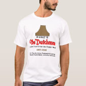 T-shirt Le Kunz's The Dutchman Restaurant & Lounge (Devant)