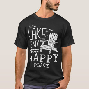 T-shirt Le Lac Est Mon Endroit Heureux