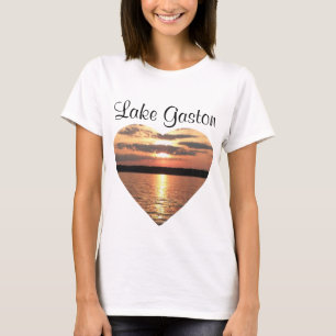 T-shirt Le lac Gaston Grand Coeur Sunset Shirts