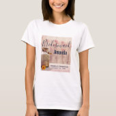 T-shirt Le Lait Rustique Peut Mariage campagnard Bridesmai (Devant)
