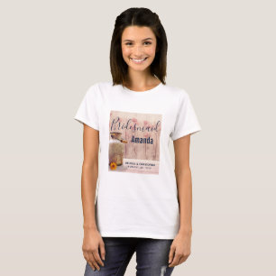 T-shirt Le Lait Rustique Peut Mariage campagnard Bridesmai