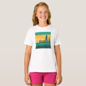 T-shirt Le Lakefront | Chicago, Illinois (Devant entier)