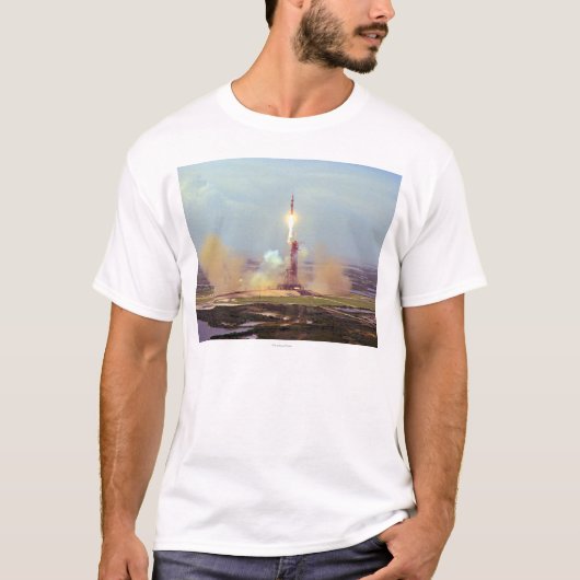 T-shirt Le lancement de Saturn IB de projet d'essai (Devant)