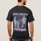 T-shirt Le langage du corps de Dieu (Dos)