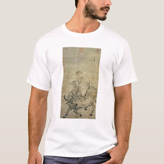 T-shirt Le Laotien-tzu montant son boeuf, Chinois, (Devant)