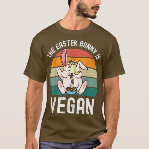 T-shirt Le lapin de Pâques est Vegan Easter Tee For Vegans