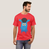 T-shirt Le lapin drôle (à extrémité élevé) (Devant entier)