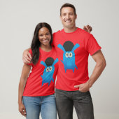 T-shirt Le lapin drôle (à extrémité élevé) (Unisexe)