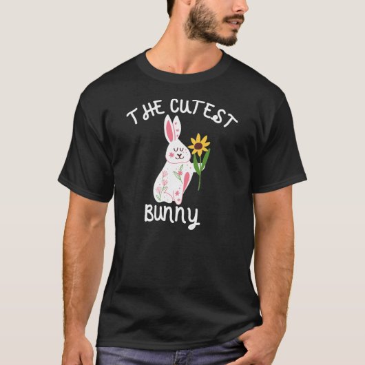 T-shirt Le lapin le plus mignon (Devant)