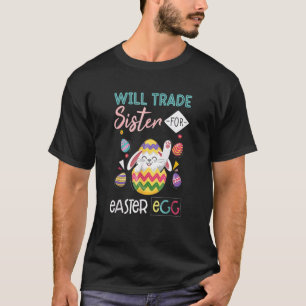 T-shirt Le Lapin Mange Des Oeufs De Chocolat Vont Échanger