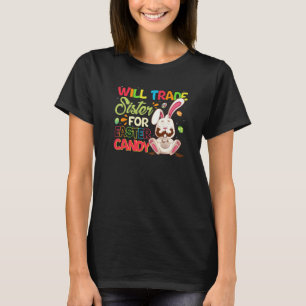 T-shirt Le Lapin Mange Des Oeufs De Chocolat Vont Échanger