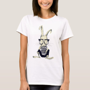T-shirt Le lapin Nerd