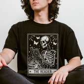 T-shirt Le lecteur Skeleton Lecture Bolover Halloween