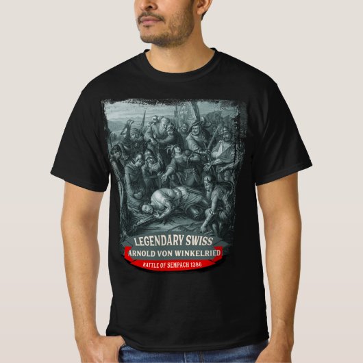 T-shirt Le légendaire héros suisse Arnold von Winkelried S (Devant)