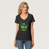 T-shirt Le Leprechaun m'a fait faire ça Iris de la Saint- (Devant entier)