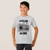 T-shirt Le Leveling To Big Bro Gamer (Devant entier)