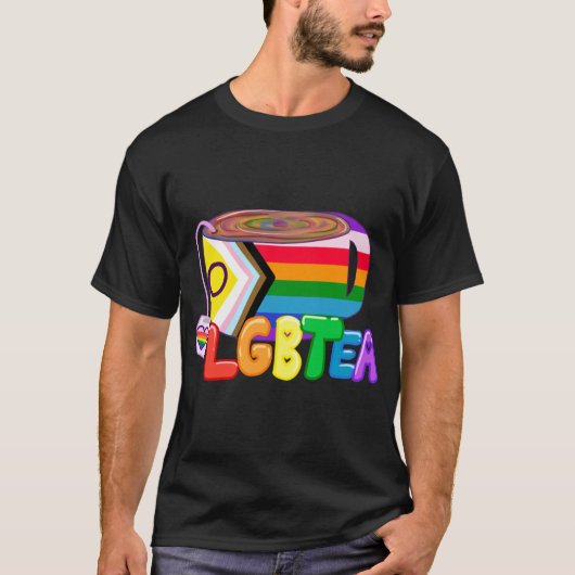 T-shirt Le LGBTea vintage (Devant)