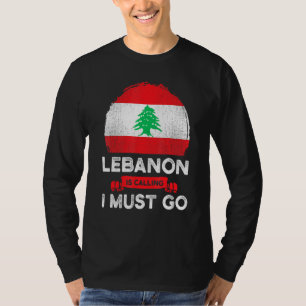 T-shirt Le Liban Dit Que Je Dois Aller À La Roo Du Patrimo