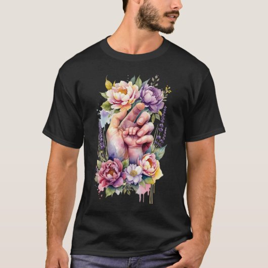 T-shirt Le Lien Éternel : La Douce Étreinte d'une Mère (Devant)