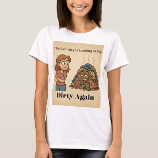 T-shirt Le linge me regarde de nouveau sale