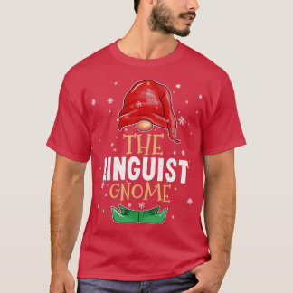 T-shirt Le linguiste Gnome Family Matching Christmas Outfi