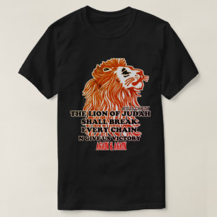 T-shirt Le Lion de la tribu de Juda Christian T Shirt