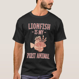 T-shirt Le Lion-fish est mon esprit Animal Lionfish