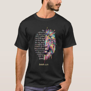 T-shirt Le Lion Mangera De La Paille Comme Une Bible Ox Is