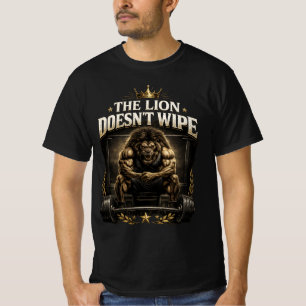 T-shirt Le Lion Ne S'Essuie Lion Ne Le Concerne Pas Lui-Mê