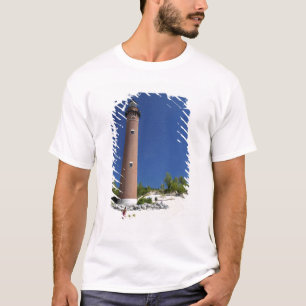 T-shirt Le Little Sable Point Light sur le lac Michigan