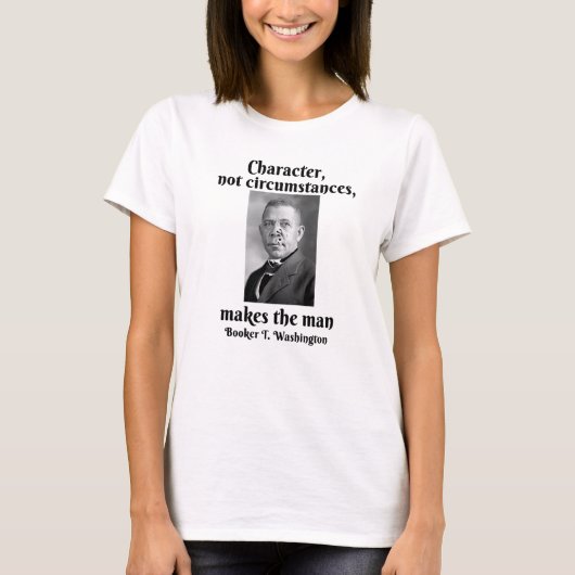 T-shirt Le Livre De Caractère De Washington Fait L'Homme N (Devant)