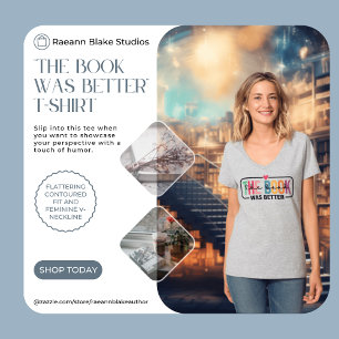 T-Shirt "Le Livre Était Meilleur"