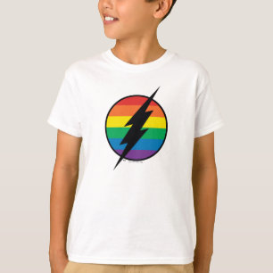 T-shirt Le logo Arc-en-ciel Flash