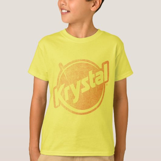 T-shirt Le logo de Krystal s'est fané (Devant)