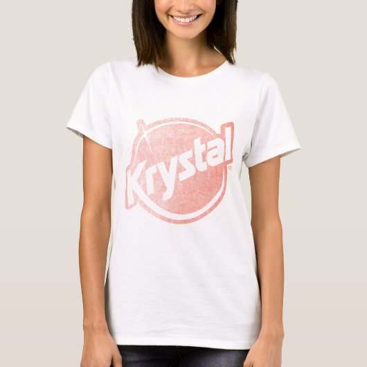 T-shirt Le logo de Krystal s'est fané (Devant)