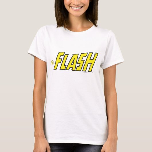 T-shirt Le logo Flash Jaune (Devant)