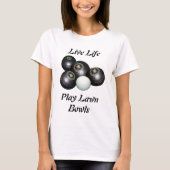 T-shirt Le logo Live Life Bowls, (Devant)