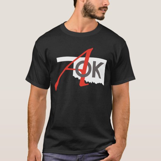 T-shirt Le logo variable de style/couleur AOK avec (Devant)