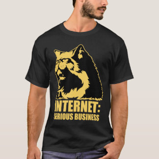 T-shirt le lolcat l'Internet est des affaires sérieuses