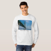 T-shirt Le long du pont Mackinac (Devant entier)