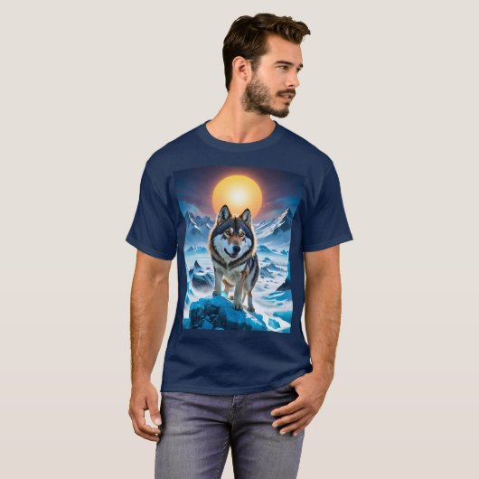 T-shirt Le loup (Devant entier)