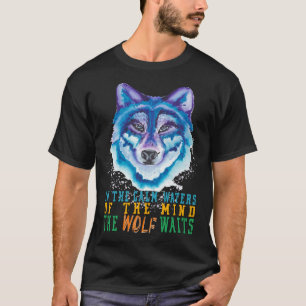 T-shirt Le Loup Attend Tête de Loup Faune