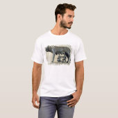 T-shirt Le -Loup de Capitoline (Devant entier)