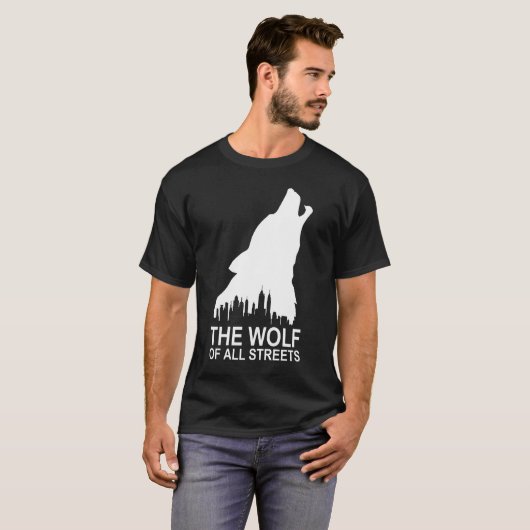 T-shirt Le loup de toutes les rues (Devant entier)