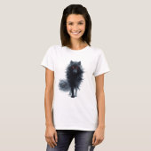 T-shirt "Le Loup fantôme - le marcheur de l'ombre" (Devant entier)