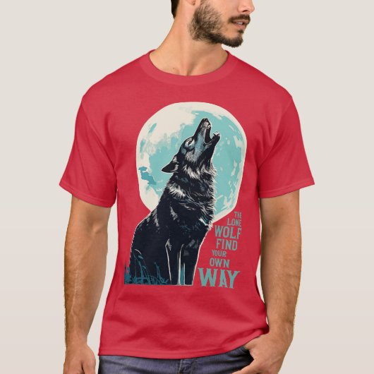 T-shirt Le Loup Solitaire (Devant)